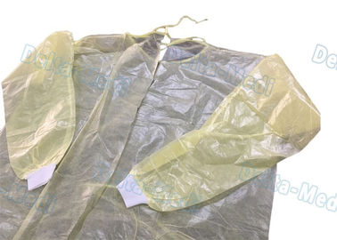 จักรเย็บผ้าอัลตราโซนิกสีเหลือง Gowns โดดแยกน้ำทิ้งชุด Lab
