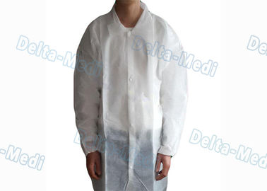 ผ้าคลุมหน้าแบบปลอดผ้าทอแบบไม่ใช้ผ้าสีขาวการกำจัดฝุ่นละออง / แบคทีเรียเป็นมิตรกับสิ่งแวดล้อม