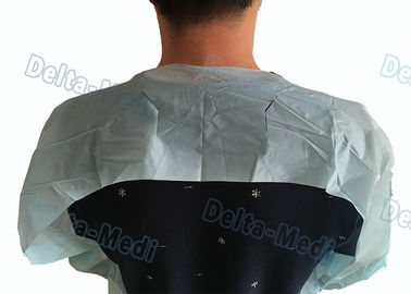 ผลิตภัณฑ์พลาสติกทางการแพทย์ที่ป้องกันได้ CPE ชุดเสื้อกันน้ำพร้อมแขน