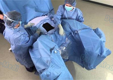 ศัลยกรรมตกแต่งผ่าตัด, ผ้าม่านที่ใช้แล้วทิ้งที่ปราศจากเชื้อด้วยสีฟ้า ETO