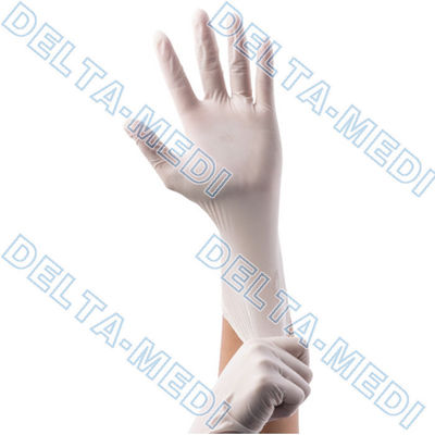 ถุงมือยางสำหรับตรวจสอบพื้นผิวลายนิ้วมือขนาด L สำหรับห้องปฏิบัติการ