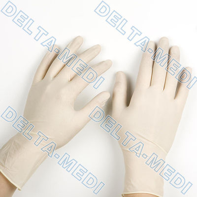 ถุงมือยางสำหรับตรวจสอบพื้นผิวลายนิ้วมือขนาด L สำหรับห้องปฏิบัติการ