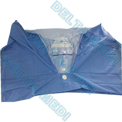 สีน้ำเงินเข้ม SBPP ผ้าอ้อมผ่าตัดปลอดเชื้อสำหรับระบบทางเดินปัสสาวะพร้อมกระเป๋าเก็บ
