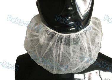 ผ้าอ้อมสาลูปิดแผลผ่าตัดแบบยืดหยุ่นสีขาวขนาด 10gsm PP Disposable Beard Net