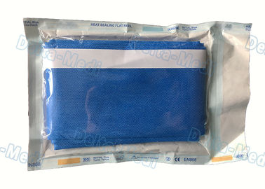 การดำเนินการผ่าตัดผ้ากันน้ำ Disposable ผู้ป่วยสีฟ้า 90 x 90cm